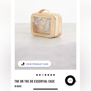 BEIS on the go essentials travel case